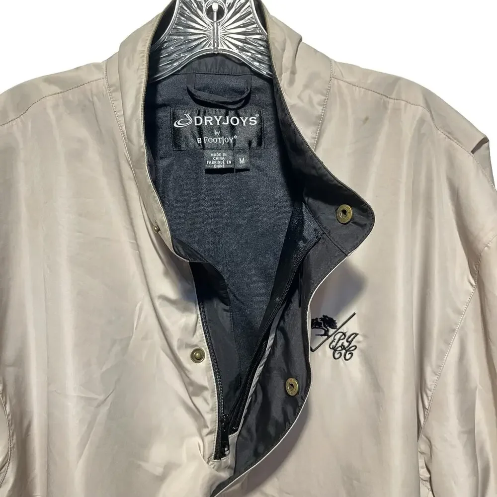 Footjoy Dryjoys FJ Half Sleeve Golf Jacket M Beige